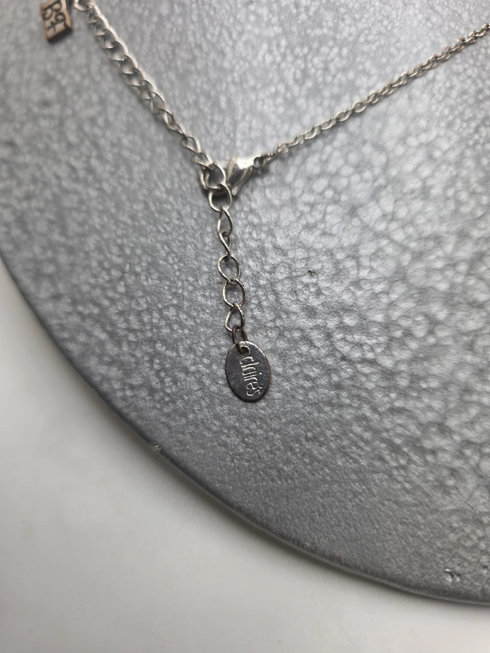 Big Sister Multicolor Script Pendant Necklace